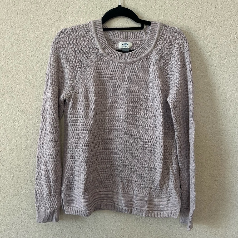Old Navy Lightweight Pullover Knit Sweater, Color Lilac/Lavender, Women’s Medium